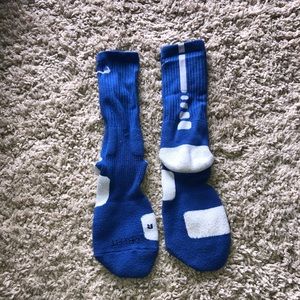 Royal blue Large Nike Elite crew socks